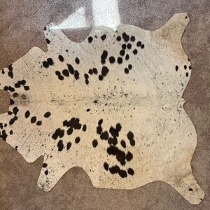Genuine Spotted Cowhide Rug 61 x 51